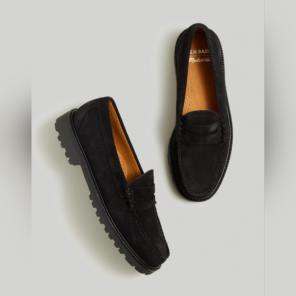 Madewell x G.H. Bass Larson Weejuns Suede Loafer